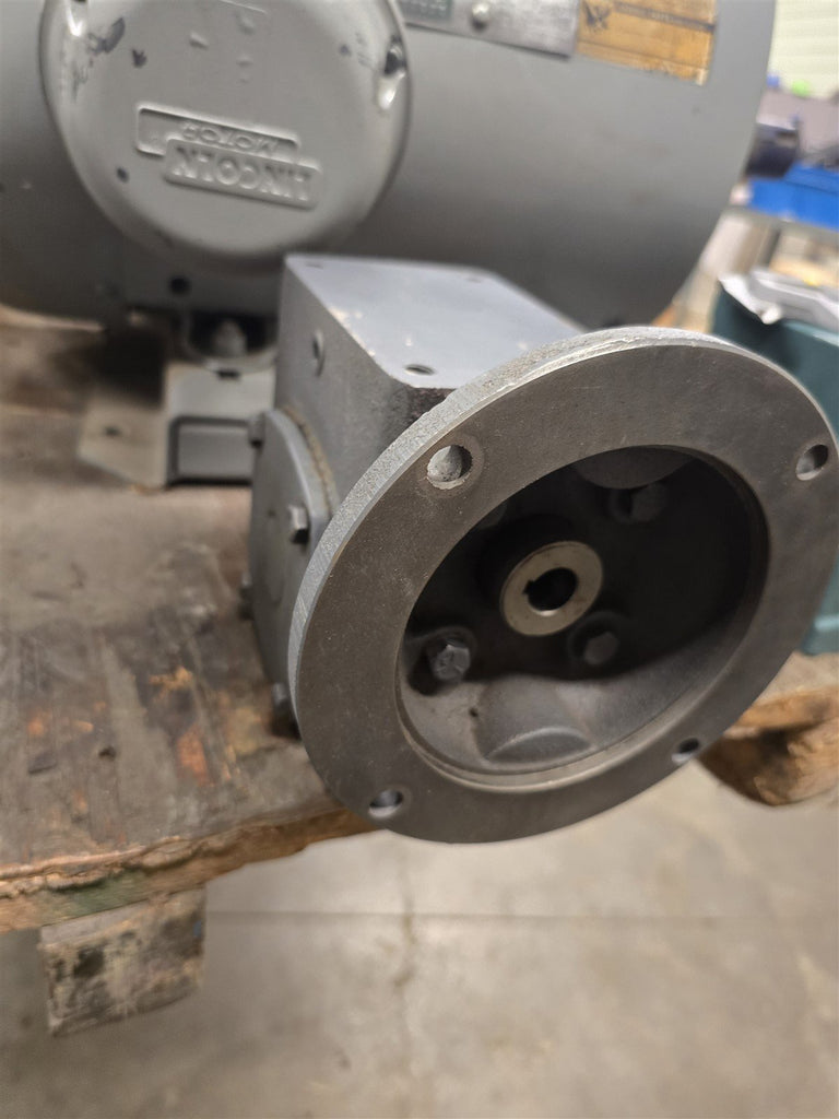 Grant F921-60-B5 Gear Reducer 60:1 Ratio Right Angle 1" OUT OD 5/8" IN ID