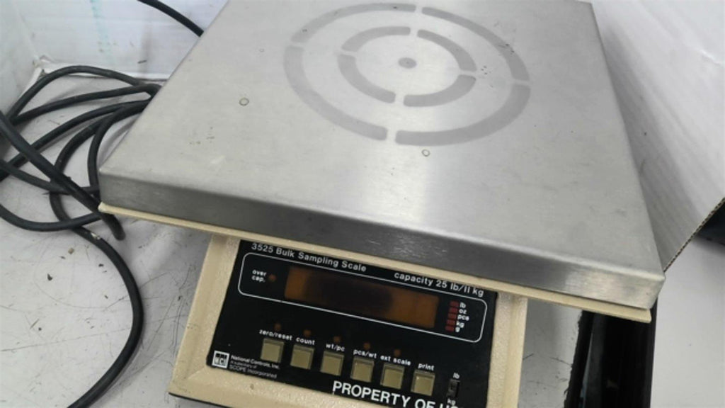 National Controls 9505-60010 3525 Sampling Scale 25 LB
