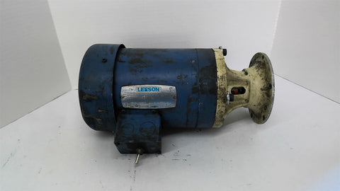 Leeson 110048.00 1hp AC Motor 1800rpm 4p 3ph 56C 208-230v TEFC 60hz