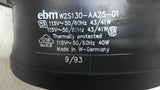 ebm W2S130-AA25-01 115V 60hz / Filterlufter PF 3.000