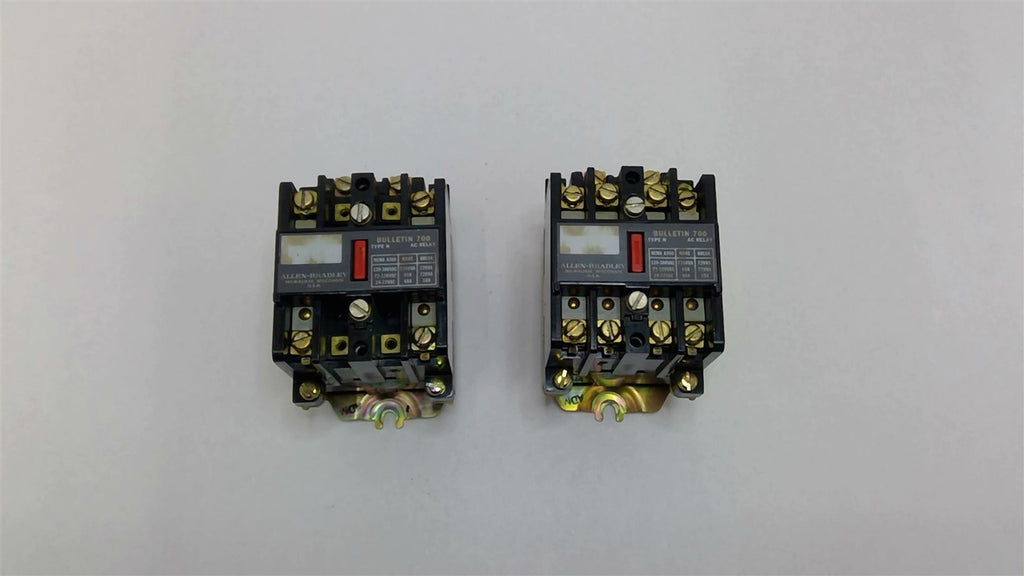 Allen Bradley 700-N400A1 AC Relay Series C 120V 60HZ Lot Of 2