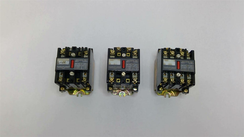 Allen Bradley 700-N400A1 AC Relay Series C 120V 60HZ Lot Of 3