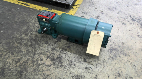 Reliance P56H7213P-VX AC Gear Brake Motor 0.75 HP 208-230/460-480 V 10:1 Ratio
