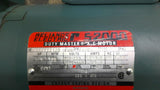 Reliance P56H7213P-VX AC Gear Brake Motor 0.75 HP 208-230/460-480 V 10:1 Ratio