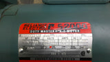 Reliance P56H7213P-VX AC Gear Brake Motor 0.75 HP 208-230/460-480 V 10:1 Ratio