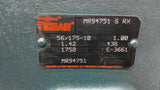 Reliance P56H7213P-VX AC Gear Brake Motor 0.75 HP 208-230/460-480 V 10:1 Ratio