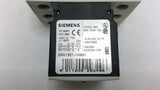 Siemens 3RT1024-1B Contactor W/ Siemens 3RH1921-1HA31 Auxiliary Contact