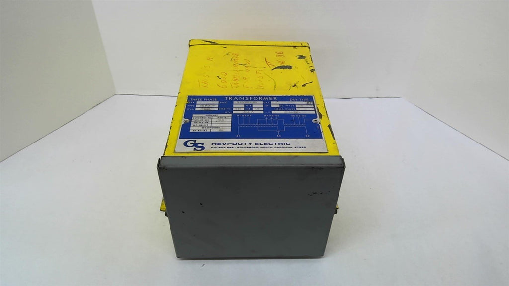 Hevi Duty HST-3 .500kVa Transformer 460 Pri 42 Sec Volts