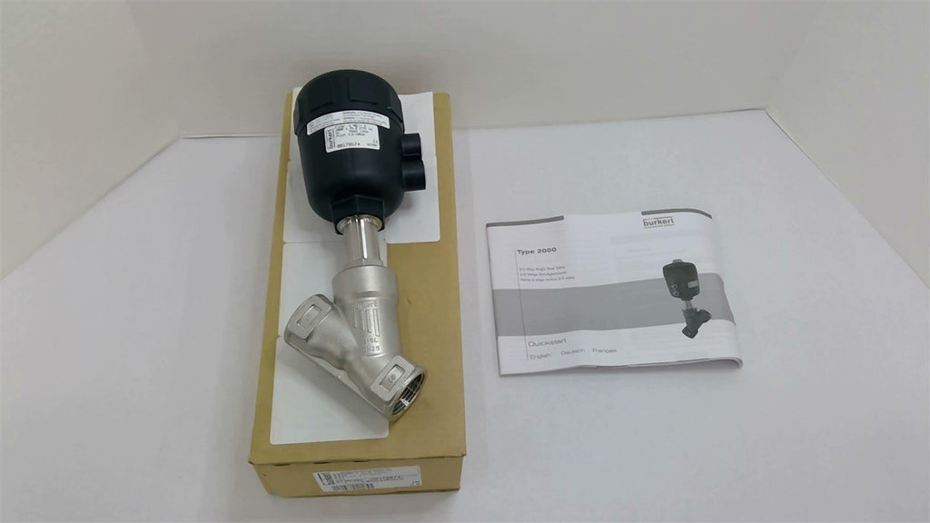 Burkert 00178674 2 Way Angle Seat Valve Type 2000