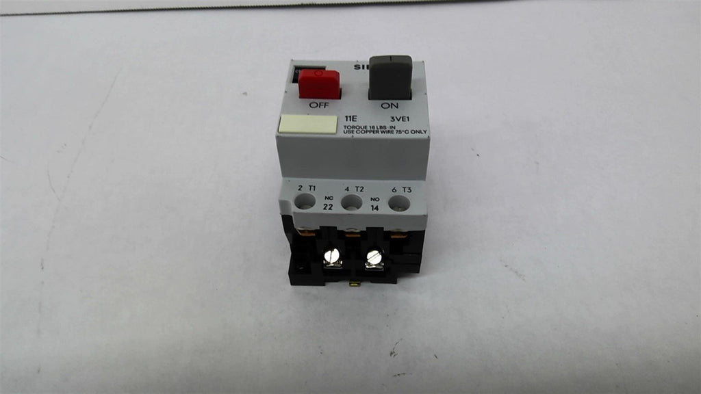 Siemens 3VE1010-2M Motor Starter Protector 10-16 Amp