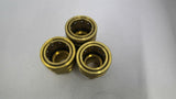 Dixon E Series Brass Quick Connect 3/4" Fitting Lot Of 3