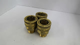 Dixon E Series Brass Quick Connect 3/4" Fitting Lot Of 3