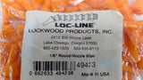 Locwood 49423 Round Nozzle 1/8" Lot Of 50