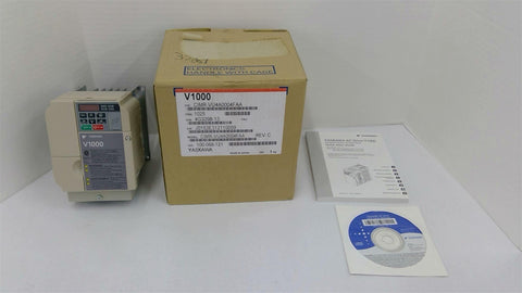 Yaskawa CIMR-VU4A000AFAA V100 AC Drive 480 Volts 400 HZ 4.1A/3.4A