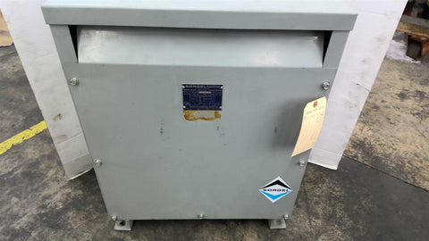 Sorgel 30T3HX7743906-52 30 KVA Transformer 480 Pri V 208/120 Sec V 3 PH