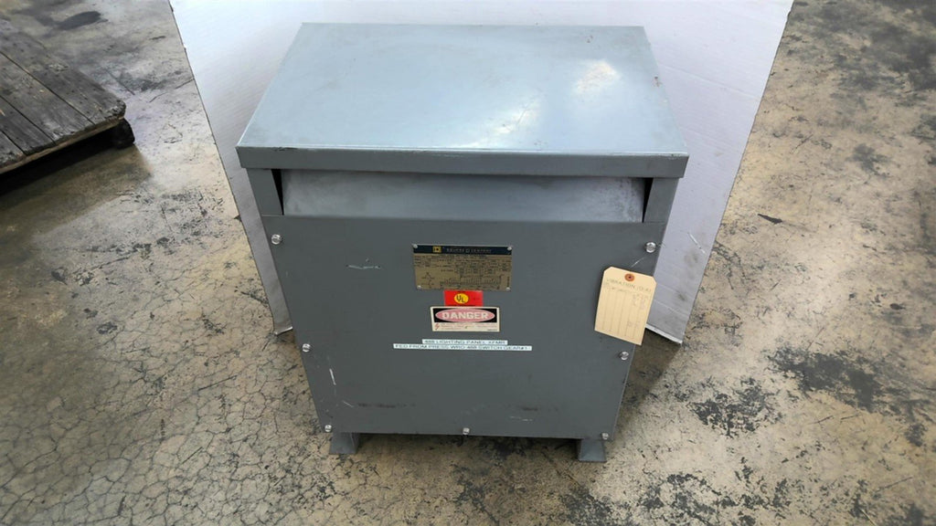 Square D 30T3H 30 KVA Transformer 480 Pri V 208/120 Sec V 3 PH