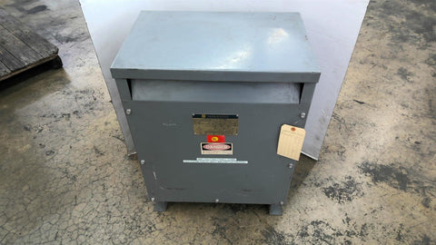 Square D 30T3H 30 KVA Transformer 480 Pri V 208/120 Sec V 3 PH