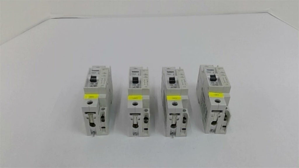 Siemens 5SX21 C10 Circuit Breaker Lot Of 4
