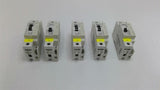Siemens 5Sx21 D6 Circuit Breaker Lot Of 5