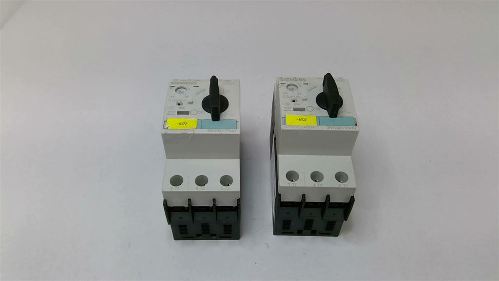 Siemens 3RV1021-1FA10 Circuit Breaker 3.5-5 amp Lot Of 2