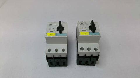 Siemens 3RV1021-1FA10 Circuit Breaker 3.5-5 amp Lot Of 2