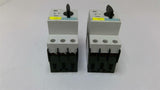 Siemens 3RV1021-1FA10 Circuit Breaker 3.5-5 amp Lot Of 2