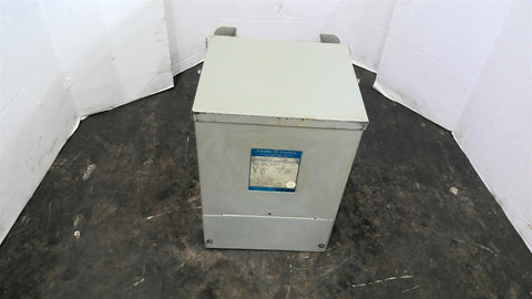 GE 9T21B1008G02 7.5 KVA Transformer 432/456/480 Pri V 120/240 Sec V Single Phase