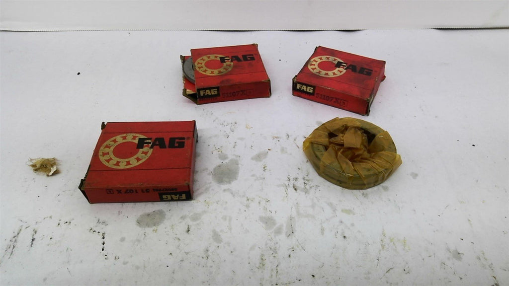 FAG 51107X Bearing Lot of 3