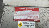 GE 9T21A4012 9 KVA Transformer 480 Pri V 240 Sec V 3 PH