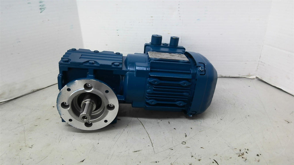 Sew WF30DRS71S4/IS 0.50 HP Gear Motor 1700/166 RPM 266/460 V 10.25:1 Ratio