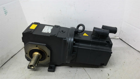 Siemens 1FK7060-5AF71-1SU5-Z Gear Servo Motor 3000 RPM 4:1 Ratio