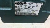 Dodge 35S20R 20:1 Ratio Right Angle Gear Reducer 5.96 Input HP