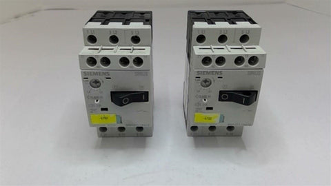 Siemens 3RV1011-1AA10 Circuit Breaker 1.1-1.6 Amp Lot Of 2