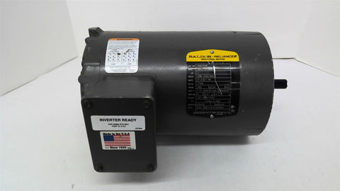 Baldor VNM3546 1hp AC Motor 1800rpm 4p 3ph 56C 208-230/460v TENV 60hz