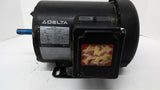 Delta 1VL56T34F5501D 1.5hp AC Motor 3600rpm 2p 3ph 56-65 200v TEFC 60hz