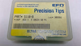EFD 5118-B Precision Tips 18GP .033x5 Green Lot Of 50