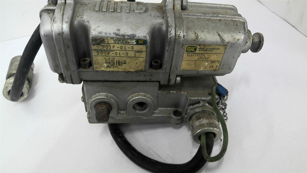 MAC 531F-01-3 Solenoid Valve 120 Volt 4.8 Watts