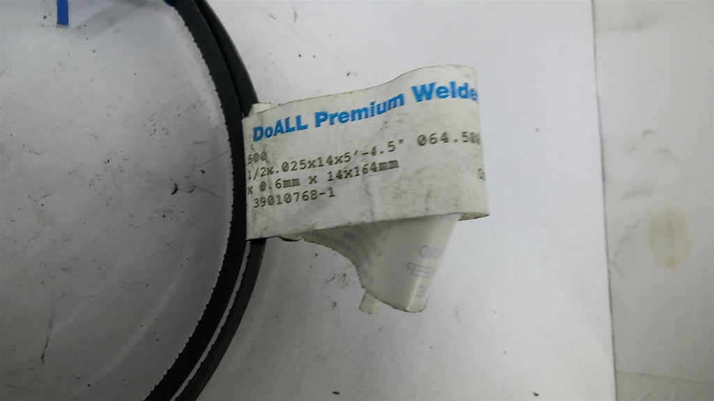 DoAll Blades 1/2 x .025 x 14 x 5'-4.5" Lot Of 3