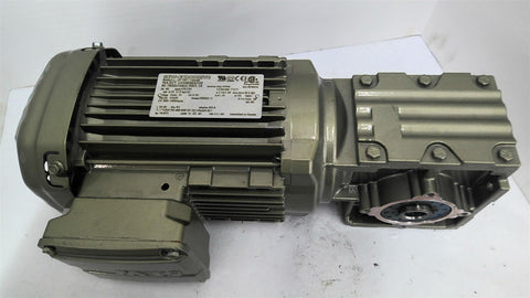 SEW-EURODRIVE WA30/T DRN80M4/DH AC Gear Motor 1HP 230/460V 19.50:1 Ratio