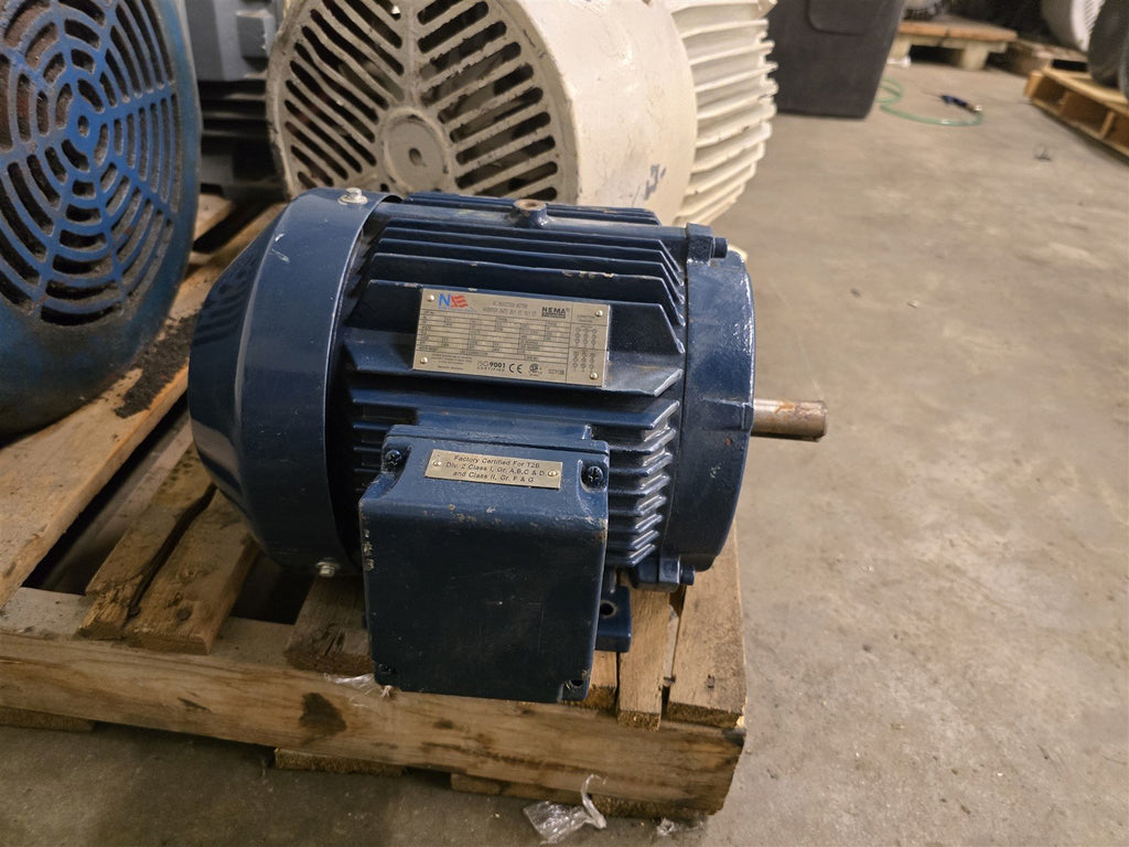 North American Electric PE184T52A1 5HP AC Motor 3600RPM 2P 3PH 184T 208-230/460V