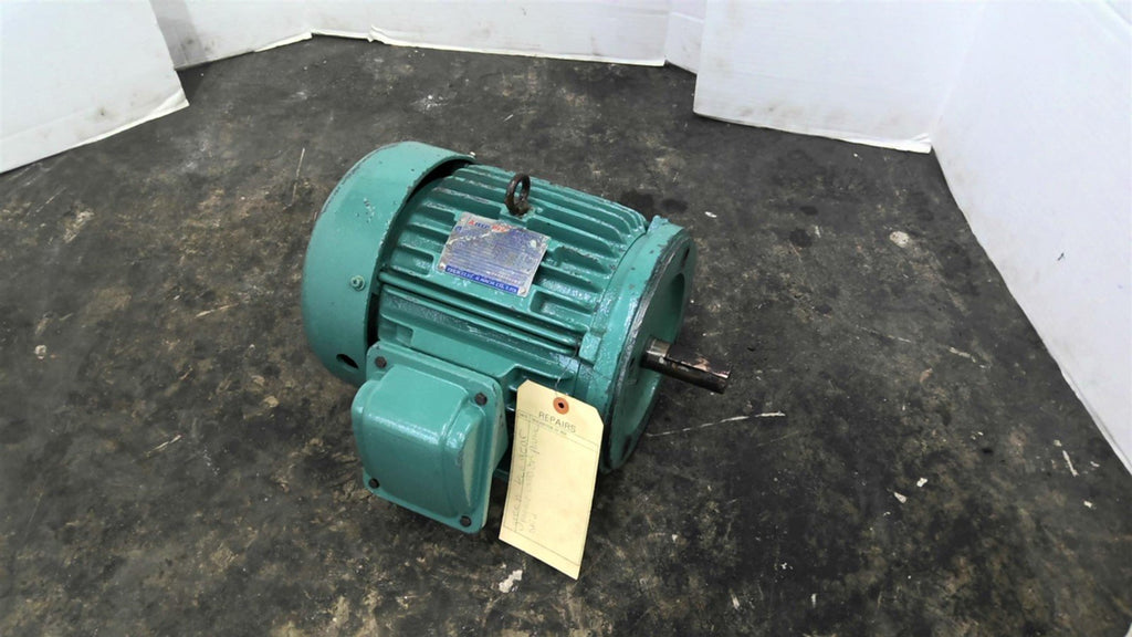 Teco AEHE 3 HP AC Motor 1800 RPM 4P 3 Phase 182TC 208-230/460 V TEFC 60 HZ