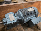 SEW DFT100LS4 3HP AC Gear Motor 1800RPM 4P 3PH Gear 230/460V 5:1 Ratio