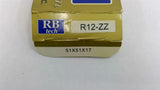 RB Tech R12-ZZ Bearing 3/8"Bore 51x51x17 Lot of 5