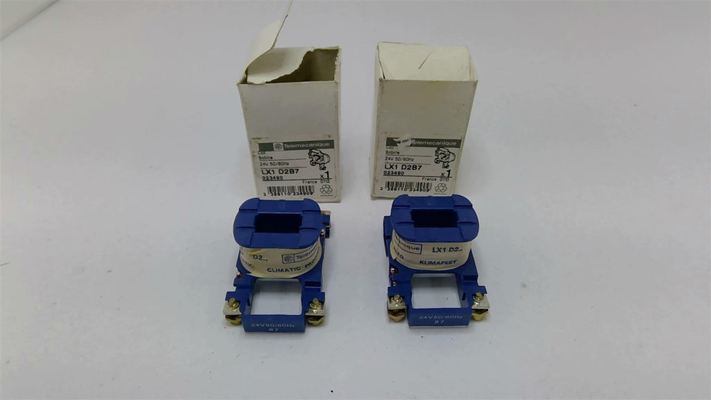 Telemecanique LX1D2B7 Contactor Coil 24V 50/60HZ Lot Of 2