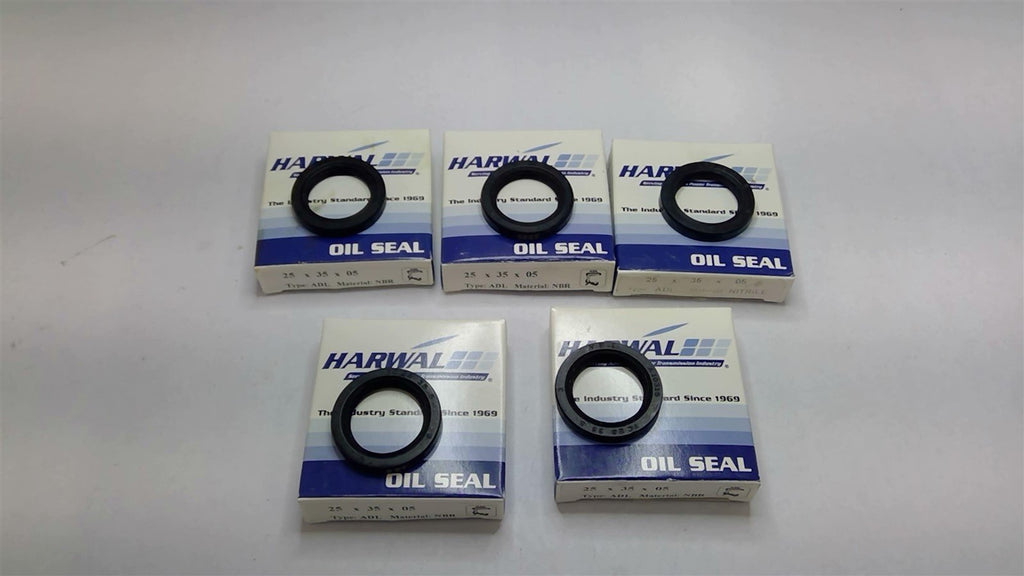 Harwal 25x35x05 Oil Seal Lot Of 5