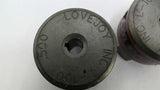 Lovejoy L-100 .500 Jaw Coupling Lot of 2