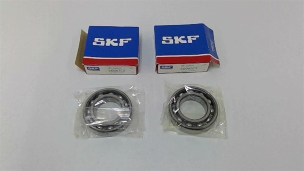 SKF 6006/C3 Ball Bearing Lot Of 2