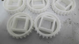 Habasit M12S2403Q6 Sprocket M12 Molded 24 Tooth 1.5" SQ Bore Lot of 5
