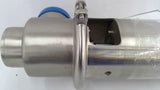 EuroBINOX 550319 Sanitary Pneumatic Actuator 316L Stainless Steel Valve Unit