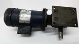 Leeson 098008.00 1/2hp DC Gear Motor 180v 25:1 Ratio 1800 Rpm